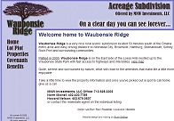 Waubonsie Ridge Acreage Subdivision